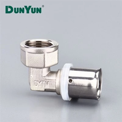 ক্ষয়-প্রতিরোধী DUNYUN PEX প্রেস ফিটিং কনুই